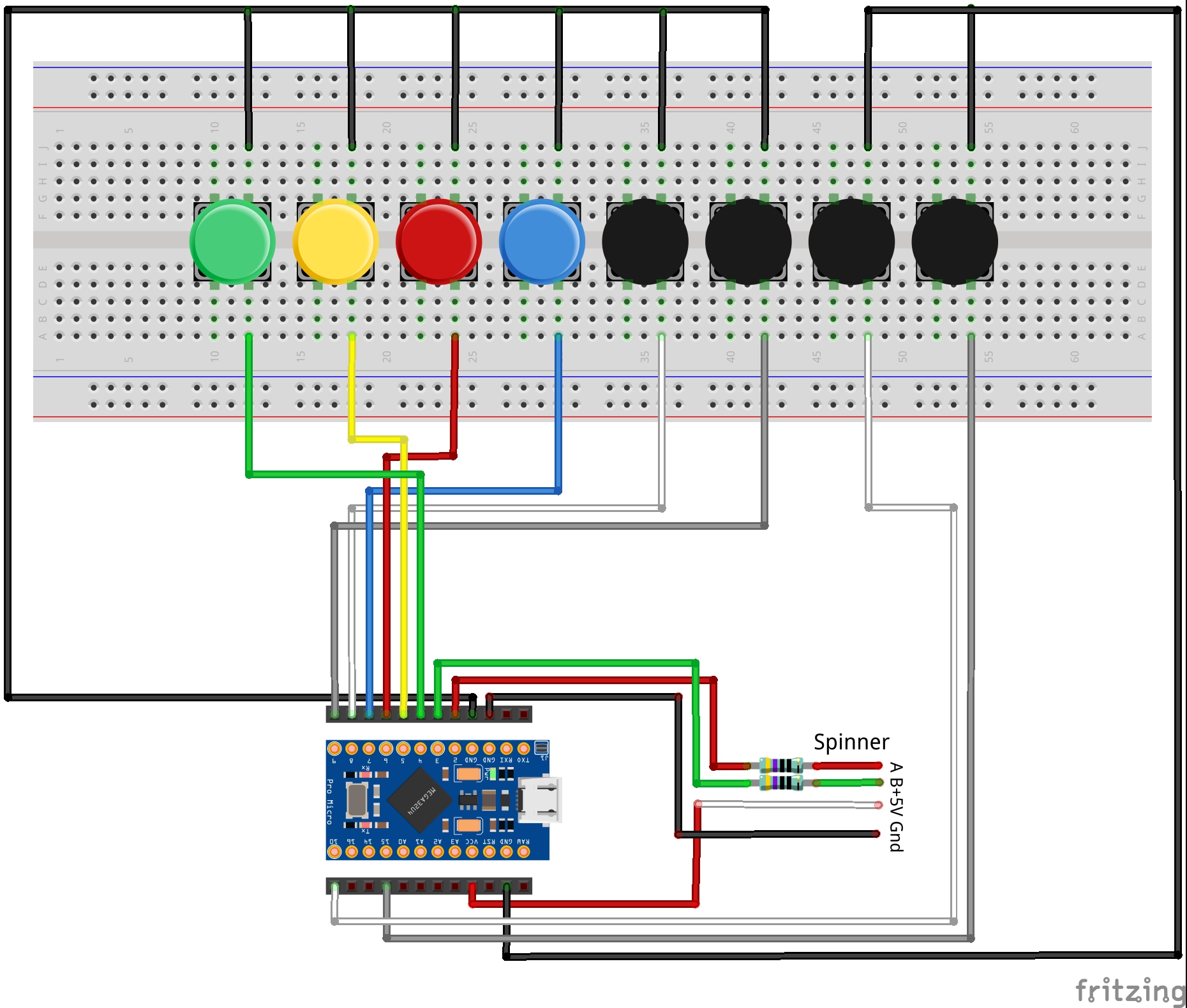 ArcadeSpinner Arcade Spinner version 2 based off earlier Spinner